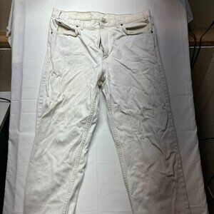Levi's 550 Jeans Mens 38x32 Off-White Denim Relaxed Fit 36x32 Vintage 1997